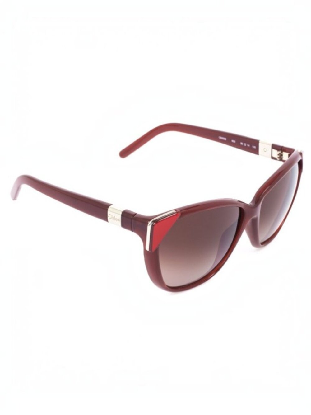 Chloë CE600S Bordeaux Oversized Cat Eye Made In Italy 60 14 135 Sunglasses - Picture 2 of 11